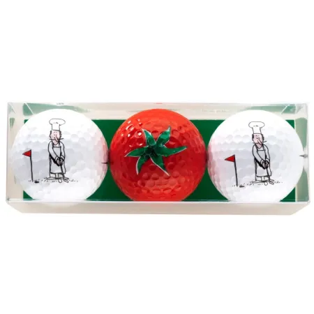 Tres bolas de golf motivo Masterchef