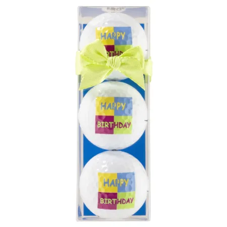 Tres bolas - motivo Happy Birthday cumple anos