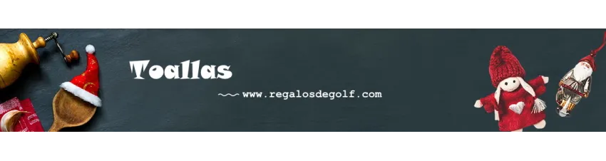 Toallas para palos de golf con logo personalizadas con muchas ideas