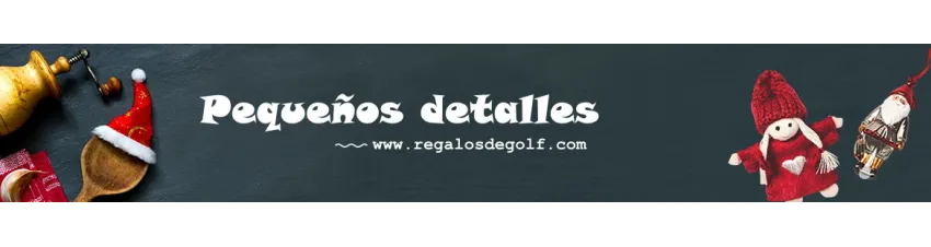 Pequeños detalles para golfistas ideas para regalos cumpleaños día del santo o amigos